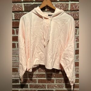 SIVA - Women's Light Pink cropped Hoodie Sweatshirt - (NWOT)